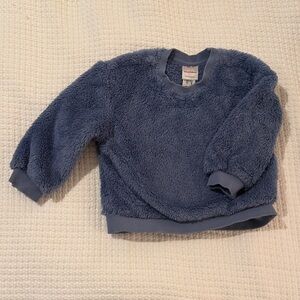Hanna Andersson Blue Fleece Sweater